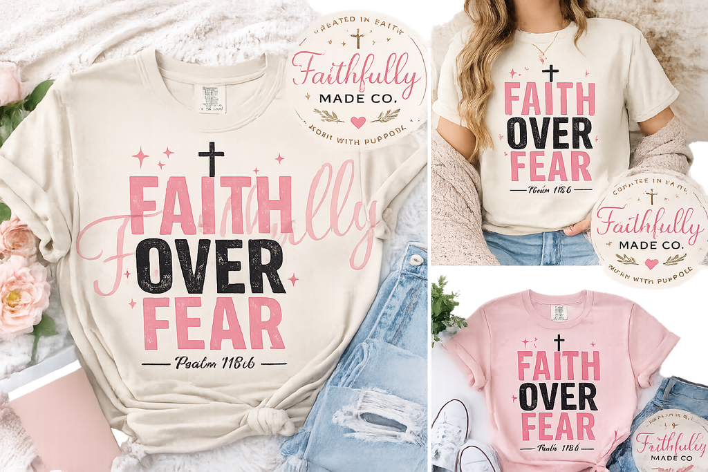 FAITH OVER FEAR T-SHIRT