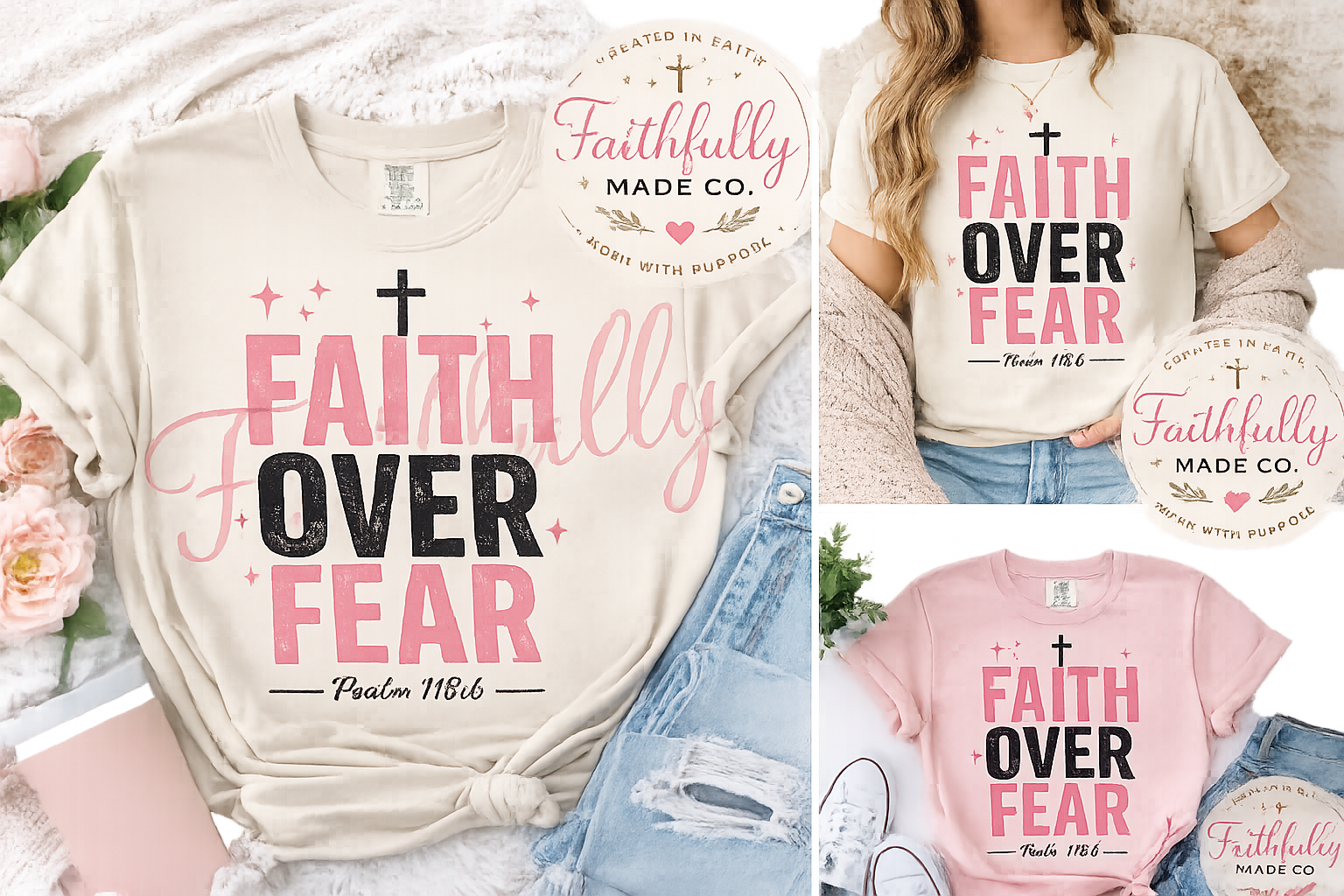 FAITH OVER FEAR T-SHIRT