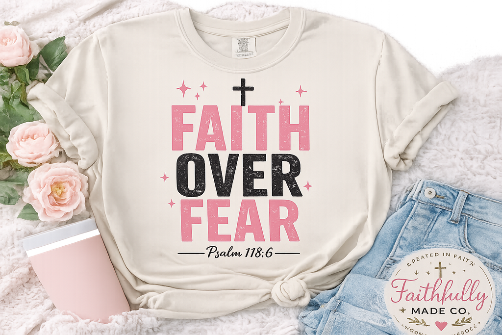 FAITH OVER FEAR T-SHIRT